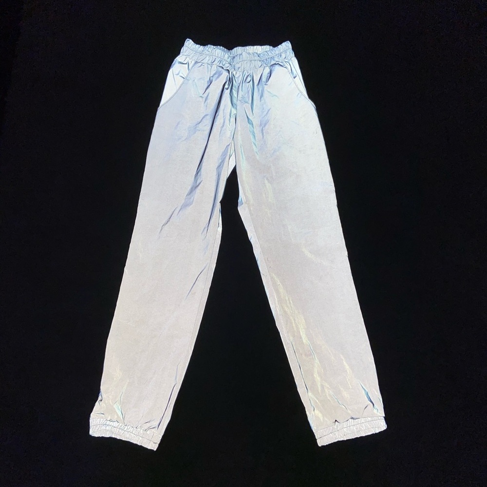 FOREVER 21 REFLECTIVE PANTS